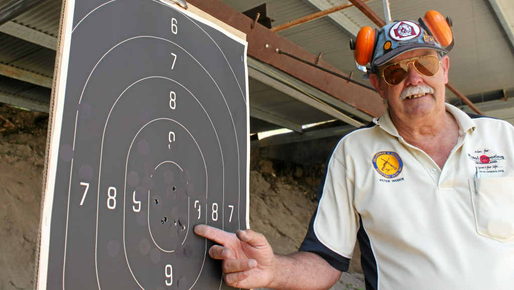 Peter Weber isn’t optimistic about his chances despite shooting six 10s. Peter Weber isn’t optimistic about his chances despite shooting six 10s.